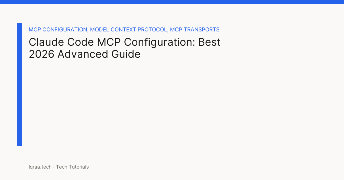 MCP configuration