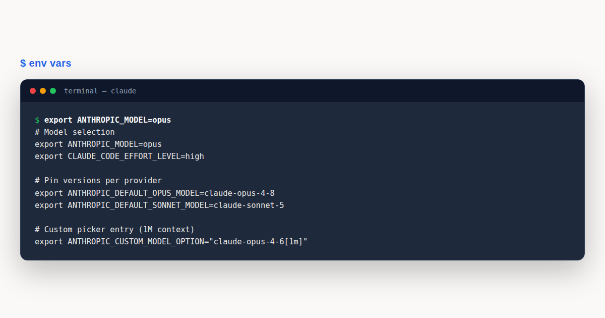 model config best practices
