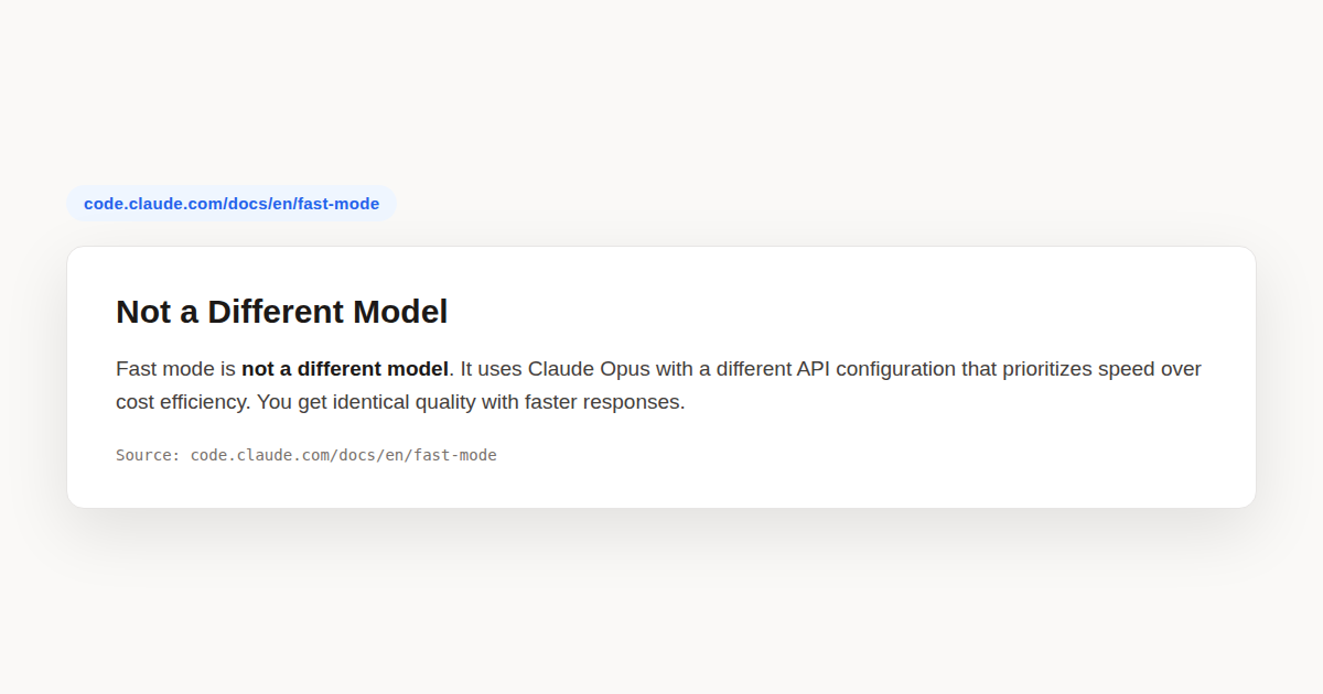 fast mode key concepts and pricing tiers