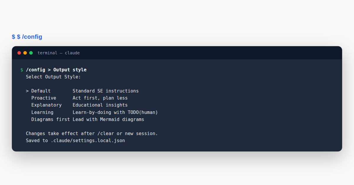 Claude Code Output Styles: Easy Format Guide — title card
