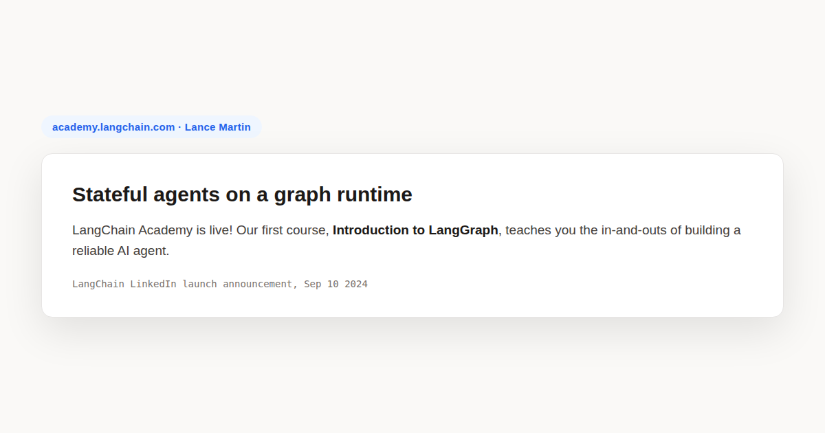 LangGraph course